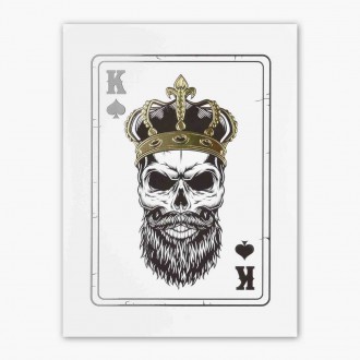 Gangsta King piky 3D Zlatý Plagát