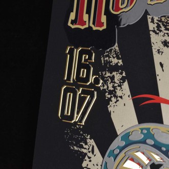 Rotterdam tatoo fest 3D Zlatý Plagát