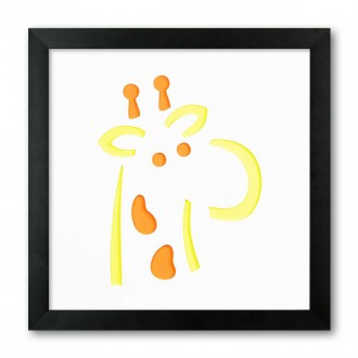 Nástenná dekorácia Žirafa hlava