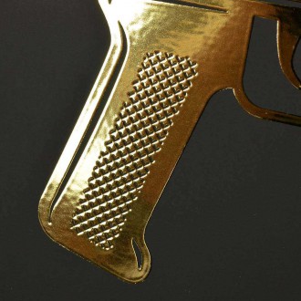 AK-47 2 3D Zlatý Plagát