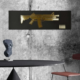 M4 grenade launcher 3D Zlatý Plagát