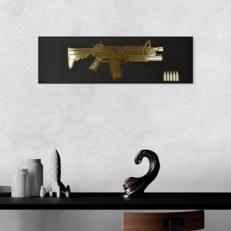 M4 grenade launcher 3D Zlatý Plagát