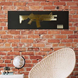 M4 grenade launcher 3D Zlatý Plagát