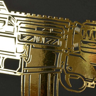 M4 grenade launcher 3D Zlatý Plagát