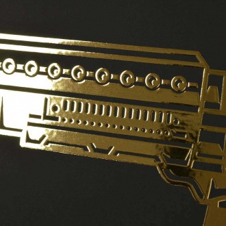 M240 machine gun 3D Zlatý Plagát