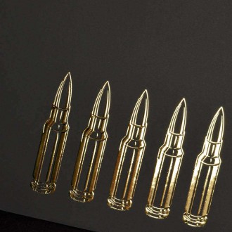 M249 machine gun 3D Zlatý Plagát
