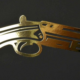 Shotgun 3D Zlatý Plagát