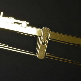 Winchester rifle 3D Zlatý Plagát