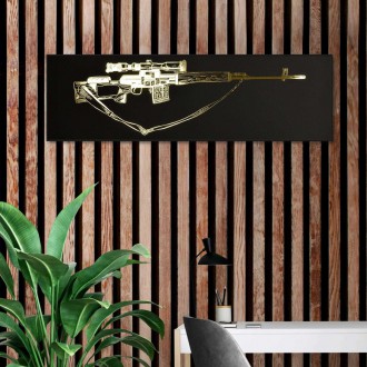 SVD Dragunov 3D Zlatý Plagát