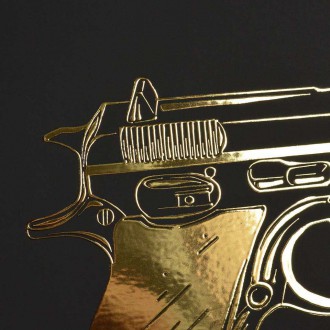CZ 75 3D Zlatý Plagát