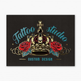 Tetovacie štúdio custom 3D Zlatý Plagát
