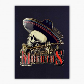 Muertos 3D Zlatý Plagát