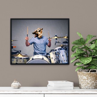 Portrét maznáčika Drummer