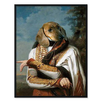 Portrét maznáčika Hussar