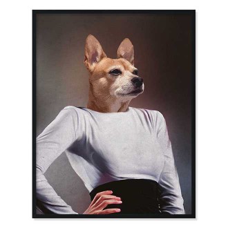 Portrét maznáčika Retro