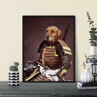 Portrét maznáčika Samurai