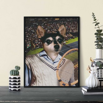Portrét maznáčika Tennis