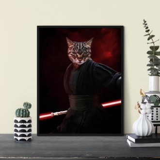 Portrét maznáčika Darth Meowl