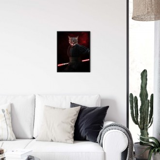 Portrét maznáčika Darth Meowl