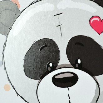 Sediaci Panda 3D Obraz