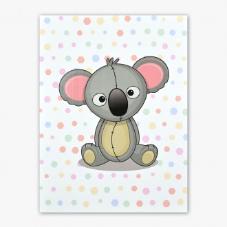 Sediaci Koala 3D Obraz