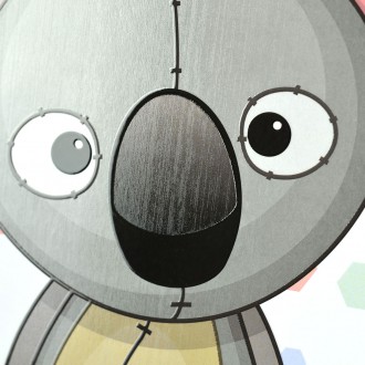 Sediaci Koala 3D Obraz