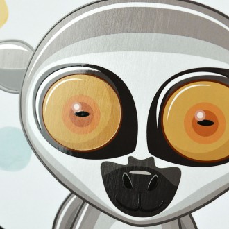 Lemur 3D Obraz