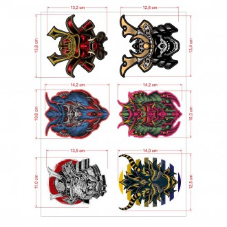 Sada samolepiek Samurai MGI109