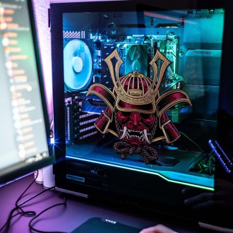 3D Samolepka Samurajská prilba