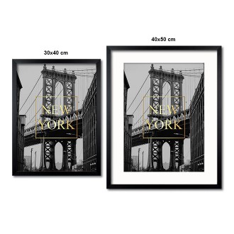 New York 3D Zlatý Plagát