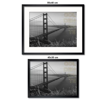 Goldengate 3D Zlatý Plagát