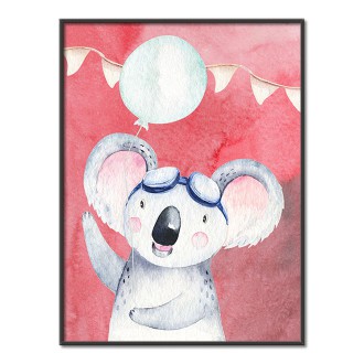 Koala s balónikom detský Plagát