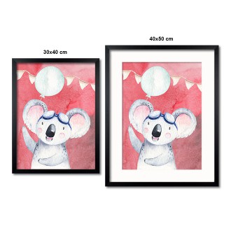Koala s balónikom detský Plagát