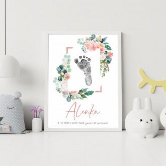 Personalizovateľný plagát Narodenia bábätka - 16
