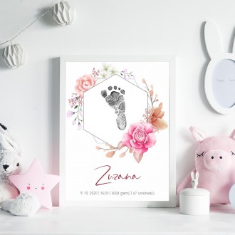 Personalizovateľný plagát Narodenia bábätka - 20