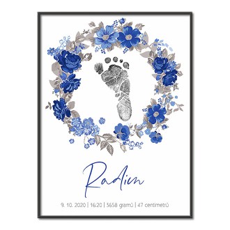 Personalizovateľný plagát Narodenia bábätka - 26