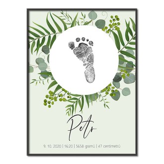 Personalizovateľný plagát Narodenia bábätka - 32