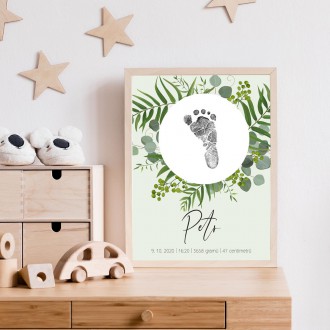 Personalizovateľný plagát Narodenia bábätka - 32