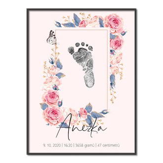 Personalizovateľný plagát Narodenia bábätka - 34