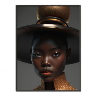 Modelka v klobúku 4