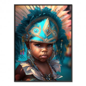 Dieťa v karnevalovej maske 2