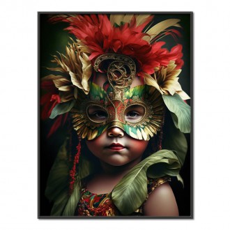 Dieťa v karnevalovej maske 3