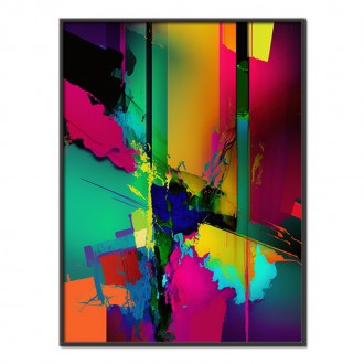 Moderné umenie - farebné obrazce