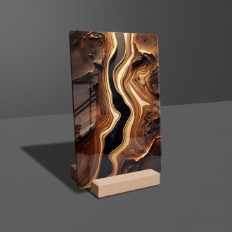 Akrylové sklo Epoxid a drevo 5