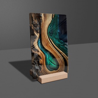 Akrylové sklo Epoxid a drevo 3