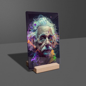 Akrylové sklo Albert Einstein 2