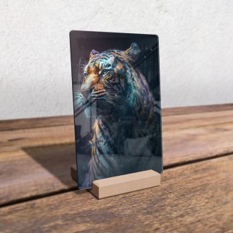 Akrylové sklo Tiger v daždi