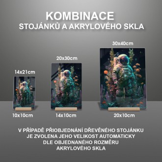 Akrylové sklo Astronaut pod vodou