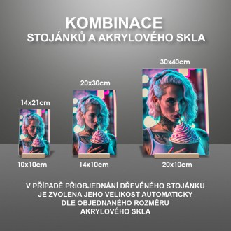 Akrylové sklo Mliečny koktail