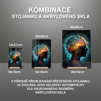 Akrylové sklo Fantastický ľudský mozog